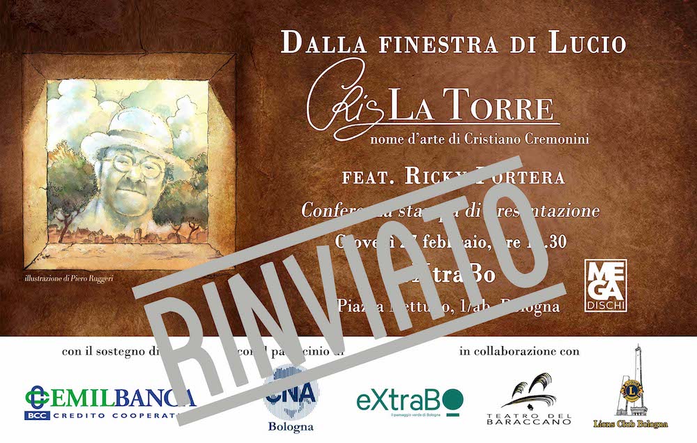 Cris La Torre Tenore Bologna Evento Dalla Finestra di Lucio