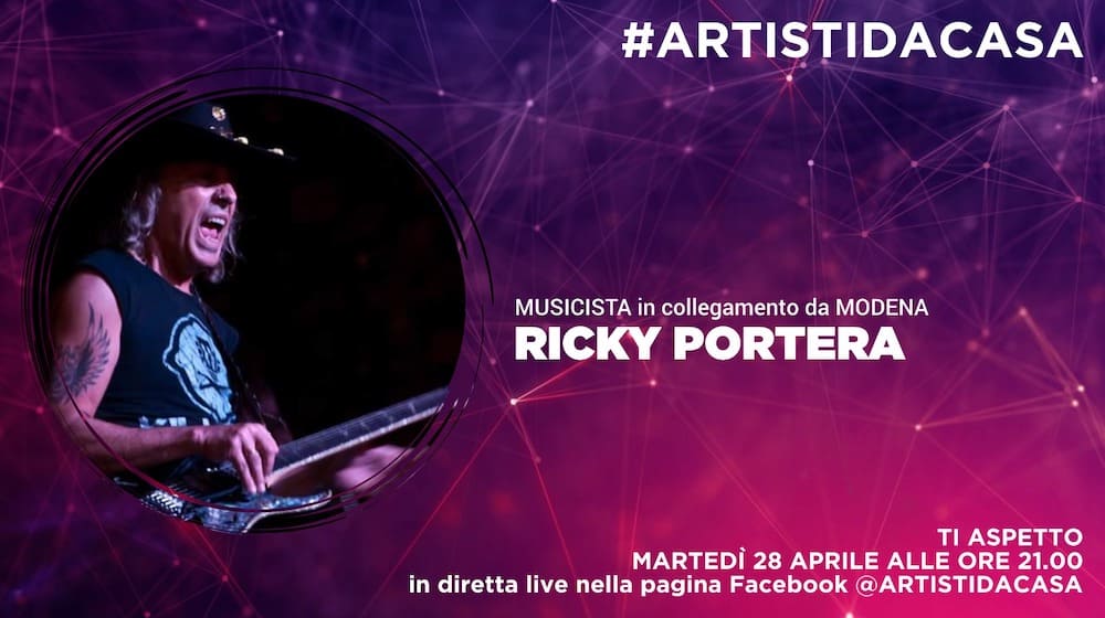 Artisti da casa webshow 2020 Ricky Portera