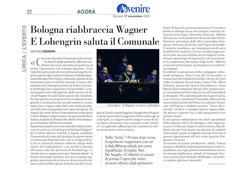 Bologna riabbraccia Wagner e Lohengrin saluta il Comunale Bologna